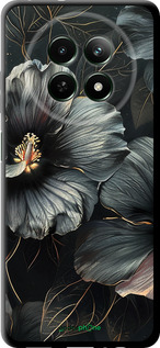 TPU чехол Черные цветы для Realme Realme 12 5G - 6031b-3705 изображение 