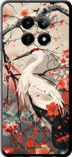 TPU чехол Аист в цвету сакуры для Realme Realme 13 5G - 6109b-3916 изображение 