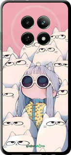 TPU чехол Малышка с котами для Realme Realme 13 5G - 6295b-3916 изображение 