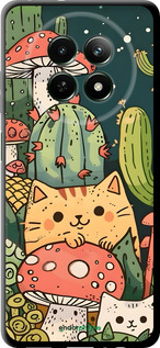 TPU чехол Коты грибы для Realme Realme 12 5G - 6321b-3705 изображение 