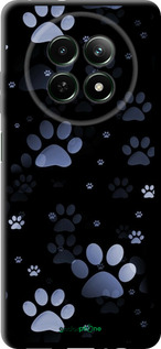 TPU чехол С синими отпечатками лап для Realme Realme 12 5G - 6441b-3705 изображение 