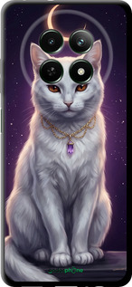TPU чехол Mystic White Cat Gothic Dark Purple Gold для Realme Realme 12 5G - 6805b-3705 изображение 