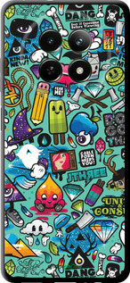 TPU чехол Стикер бомбинг 1 для Realme Realme 12 5G - 693b-3705 изображение 