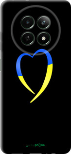 TPU чехол Жёлто-голубое сердце для Realme Realme 13 5G - 885b-3916 изображение 