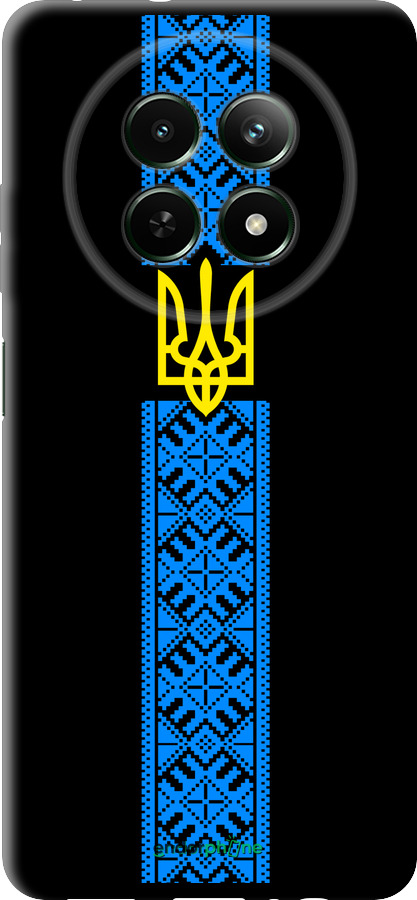 TPU чехол Тризуб в вишиванці для Realme Realme 13 5G - 1158b-3916 изображение 