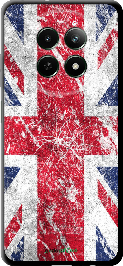 TPU чехол Флаг Великобритании 1 для Realme Realme 12 5G - 386b-3705 изображение 