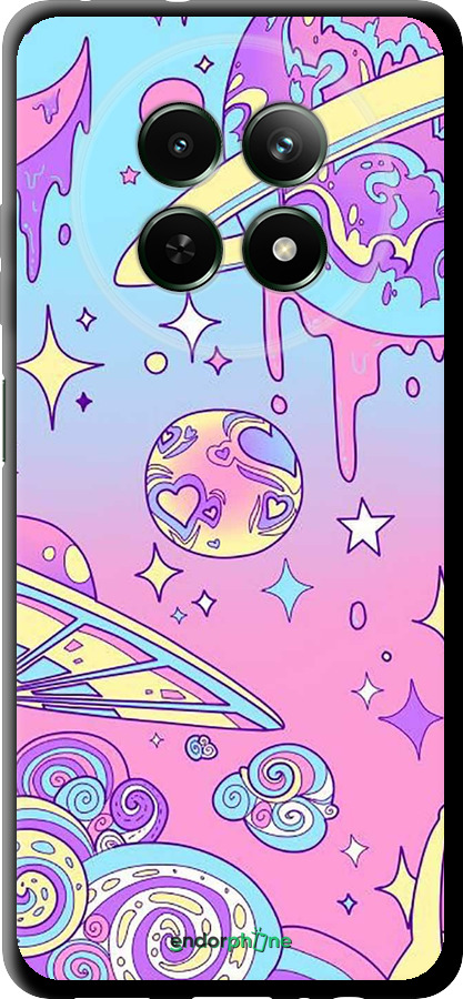 TPU чехол Розовая галактика для Realme Realme 12 5G - 4146b-3705 изображение 