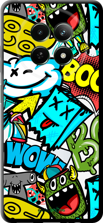 TPU чехол Стікери v4 для Realme Realme 13 5G - 5508b-3916 изображение 