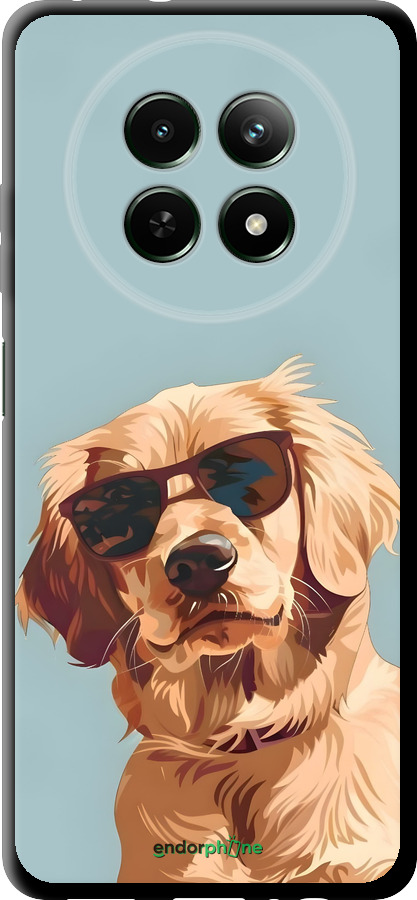 TPU чехол Пес в очках для Realme Realme 13 5G - 6381b-3916 изображение 
