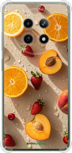 Силіконовий протиударний с посиленими кутами чехол Фрукти 3 для Realme Realme 12 5G - 6703sp-3705 изображение 