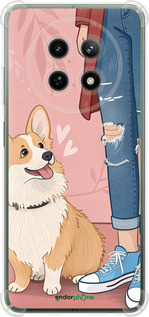 Силикон с усиленными углами чехол Корги 3 для Realme Realme 12 5G - 6707sp-3705 изображение 