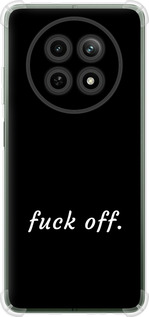Силиконовый чехол Fuck off для Realme Realme 12 5G - 4731u-3705 изображение 
