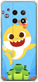 Силиконовый чехол Бейби Шарк для Realme Realme 12 5G - 6303u-3705 изображение 