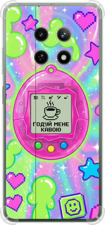 Силіконовий чехол Y2K Aesthetic Retro Pet: Годуй мене кавою для Realme Realme 12 5G - 6784u-3705 изображение 
