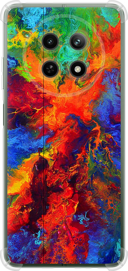 Силиконовый чехол Акварель на холсте для Realme Realme 12 5G - 4150u-3705 изображение 