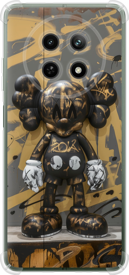 Силиконовый чехол Bronze kaws для Realme Realme 13 5G - 6097u-3916 изображение 