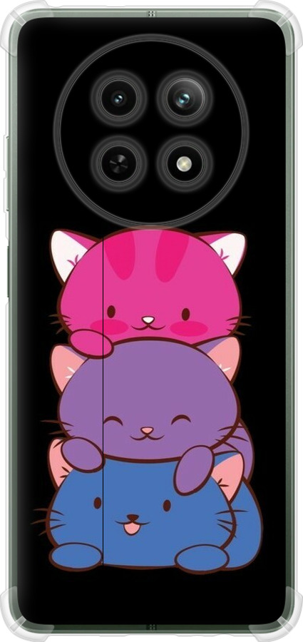 Силіконовий чехол Милі котятка для Realme Realme 12 5G - 6518u-3705 изображение 