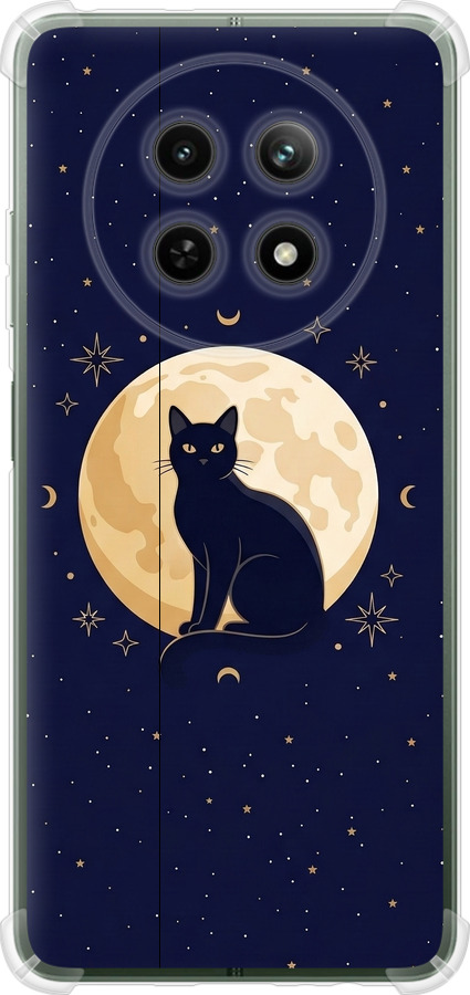 Силиконовый чехол Cute Cat Celestial/Witchy для Realme Realme 13 5G - 6787u-3916 изображение 