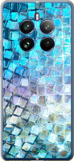 Силиконовый чехол Переливающаяся чешуя для Realme Realme 12 Pro - 227u-3649 изображение 