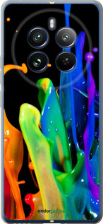 Силиконовый чехол брызги краски для Realme Realme 12 Pro - 3957u-3649 изображение 