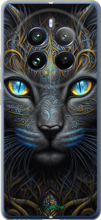 Силиконовый чехол Кошка для Realme Realme 12 Pro - 5548u-3649 изображение 