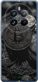 Силіконовий чехол Black Bitcoin для Realme Realme 12 Pro - 6090u-3649 изображение 