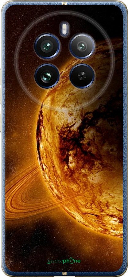 Силіконовий чехол Жовтий Сатурн для Realme Realme 12 Pro - 170u-3649 изображение 