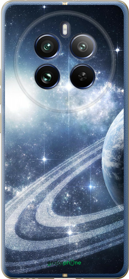 Силиконовый чехол Кольца Сатурна для Realme Realme 12 Pro - 173u-3649 изображение 