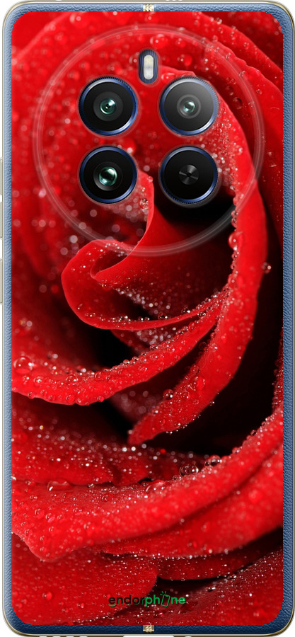 Силиконовый чехол Красная роза для Realme Realme 12 Pro - 529u-3649 изображение 