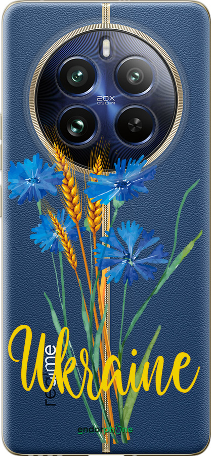 Силіконовий чехол Ukraine v2 для Realme Realme 12 Pro - 5445u-3649 изображение 