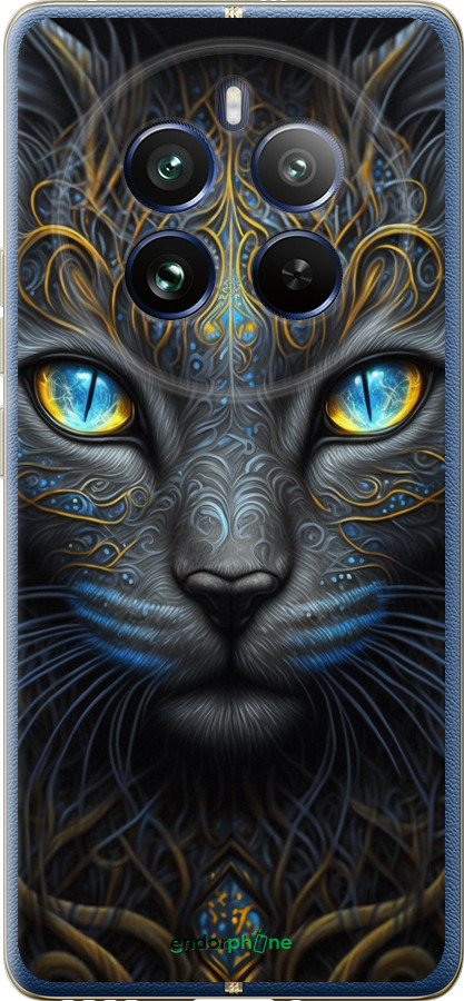 Силиконовый чехол Кошка для Realme Realme 12 Pro - 5548u-3649 изображение 