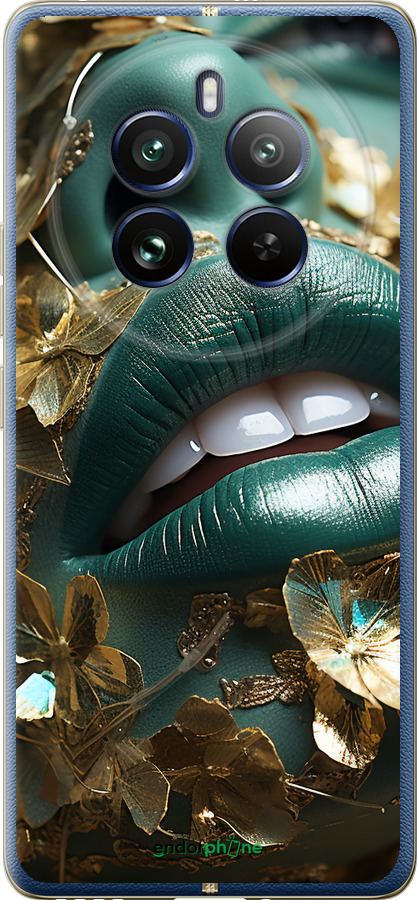 Силиконовый чехол Губы 2 для Realme Realme 12 Pro - 5667u-3649 изображение 