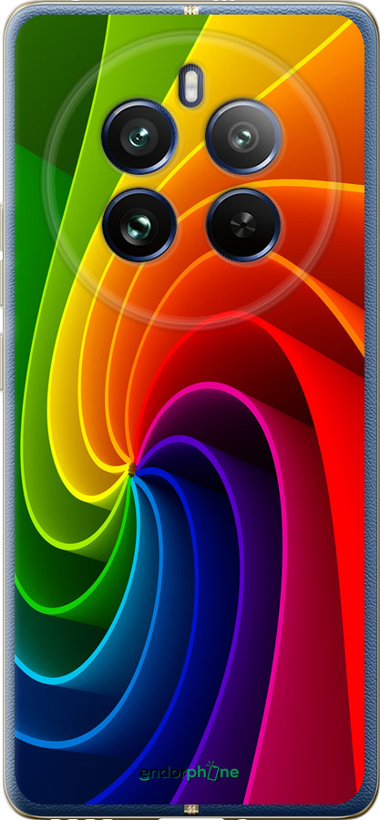 Силіконовий чехол Райдужний вихор для Realme Realme 12 Pro - 747u-3649 изображение 