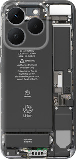 Силиконовый чехол Детали смартфона для Realme 15T 5G - 5487u-4159 изображение 