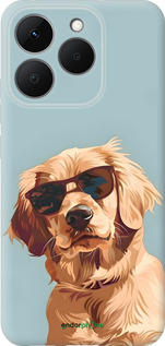 Силиконовый чехол Пес в очках для Realme 15T 5G - 6381u-4159 изображение 