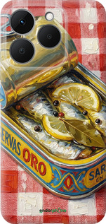 Силиконовый чехол Vintage Sardine Tin Phone для Realme 15T 5G - 6772u-4159 изображение 
