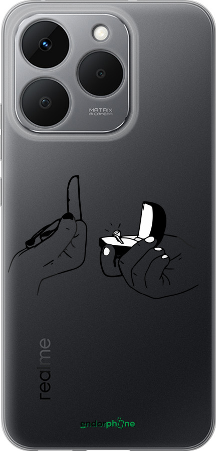 Силиконовый чехол Предложение для Realme 15T 5G - 4898u-4159 изображение 