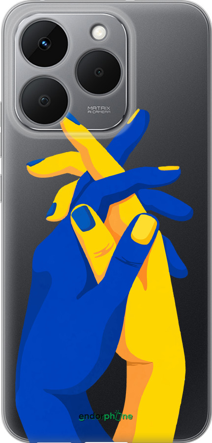 Силиконовый чехол Stand With Ukraine для Realme 15T 5G - 5255u-4159 изображение 