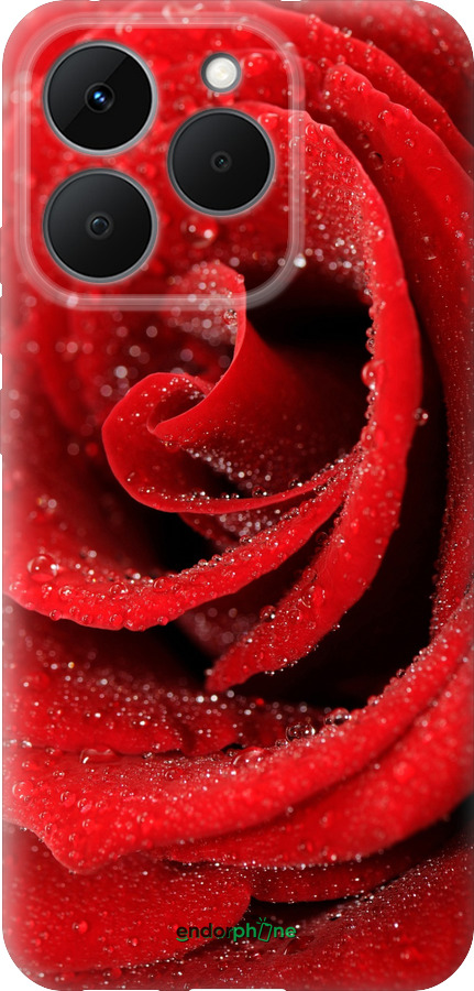 Силиконовый чехол Красная роза для Realme 15T 5G - 529u-4159 изображение 