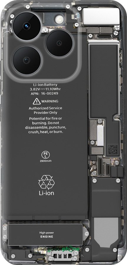 Силиконовый чехол Детали смартфона для Realme 15T 5G - 5487u-4159 изображение 