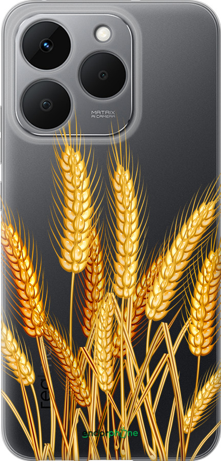 Силиконовый чехол Колоски пшеници для Realme 15T 5G - 5866u-4159 изображение 