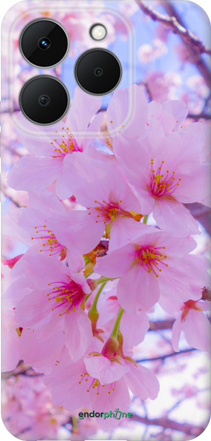 Силиконовый чехол Сакура для Realme 15T 5G - 6029u-4159 изображение 