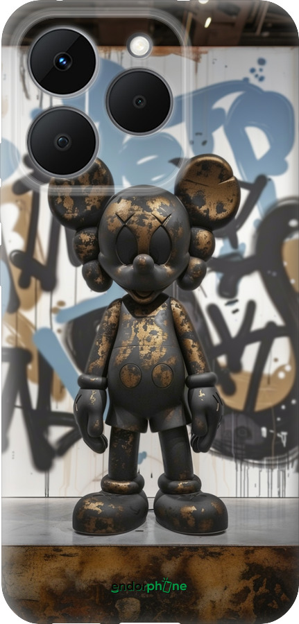 Силиконовый чехол Bronze kaws v2 для Realme 15T 5G - 6098u-4159 изображение 