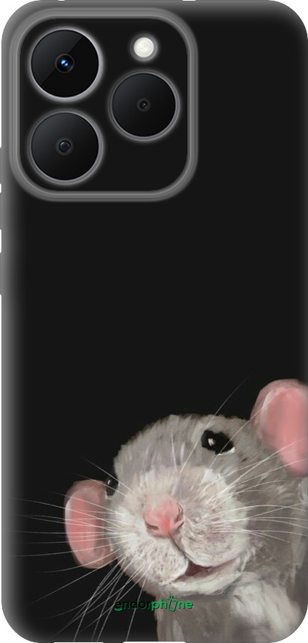 Силиконовый чехол The Peeking Rat для Realme 15T 5G - 6442u-4159 изображение 