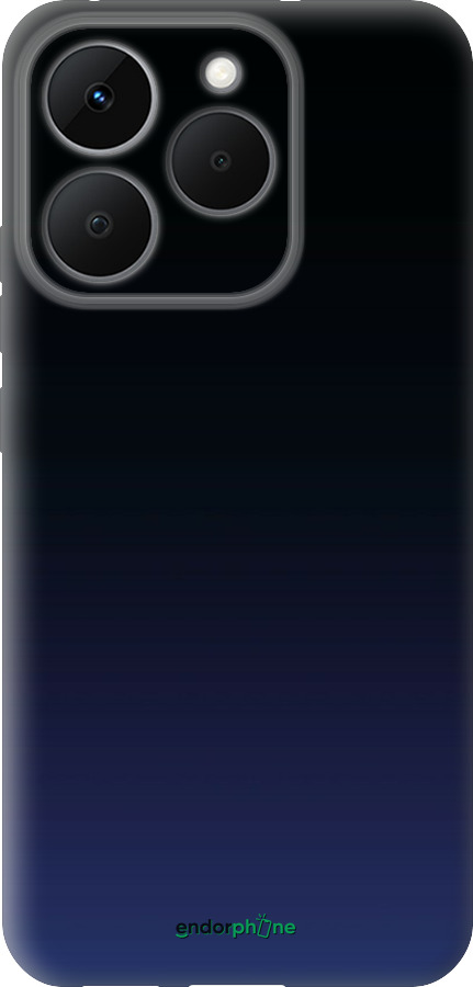 Силіконовий чехол Градієнт у темно-синьому стилі для Realme 15T 5G - 6542u-4159 изображение 
