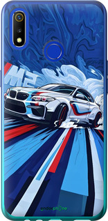 Силиконовый чехол БМВ для Realme 3 - 6292u-1869 изображение 