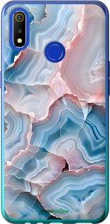 Силиконовый чехол Мрамор для Realme 3 - 6306u-1869 изображение 