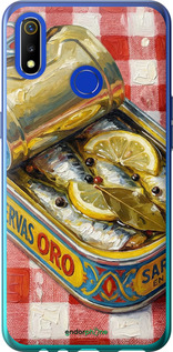 Силіконовий чехол Vintage Sardine Tin Phone для Realme 3 - 6772u-1869 изображение 