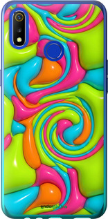 Силиконовый чехол Y2K Jelly Dream для Realme 3 - 6780u-1869 изображение 