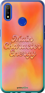 Силіконовий чехол Aura Gradient Main Character Energy Aesthetic Y2K для Realme 3 - 6783u-1869 изображение 
